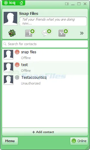 ICQ Скріншот 1