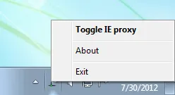 IE Proxy Toggle Скріншот 1