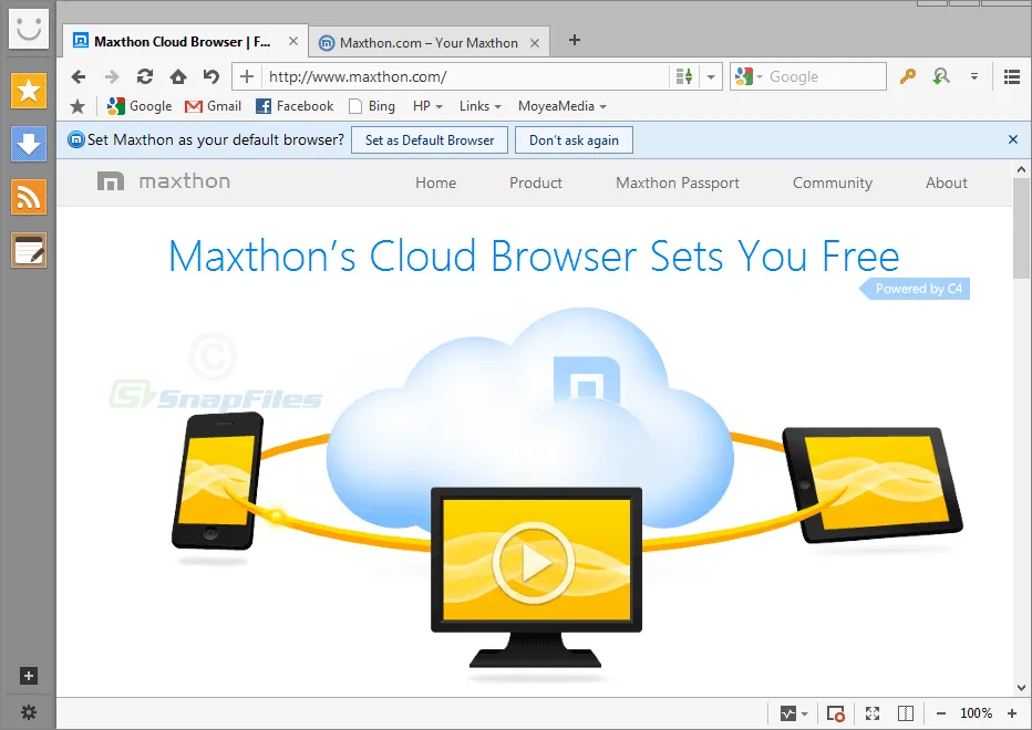 Maxthon Скріншот 1