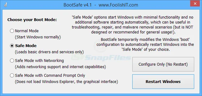 BootSafe Скріншот 1