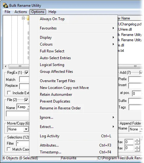 Bulk Rename Utility Скріншот 2