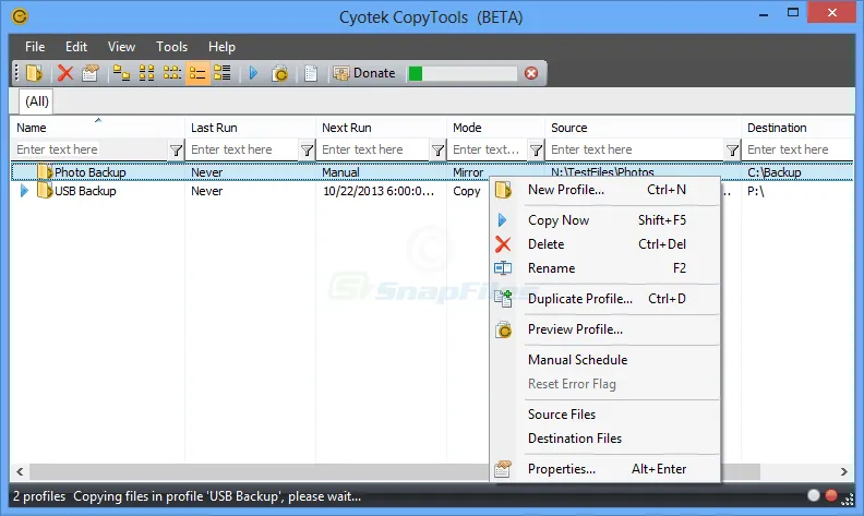 Cyotec CopyTools Скріншот 1