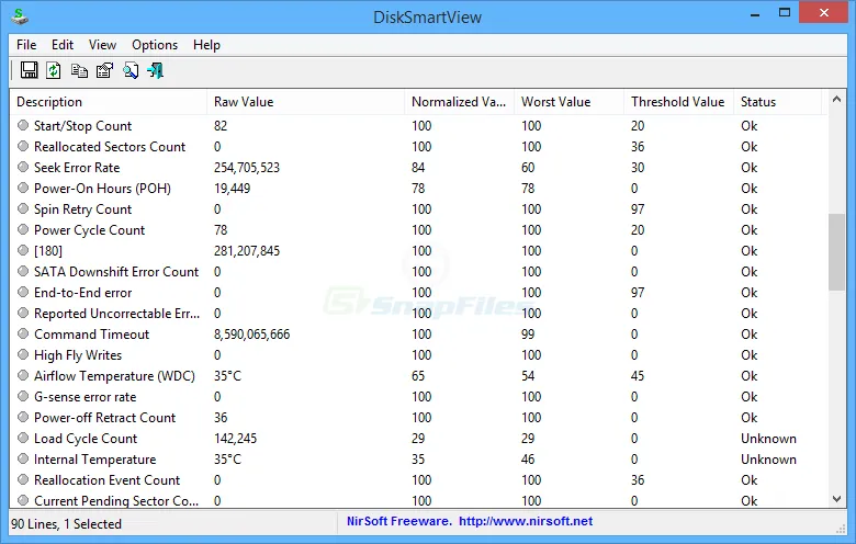 DiskSmartView Скріншот 1