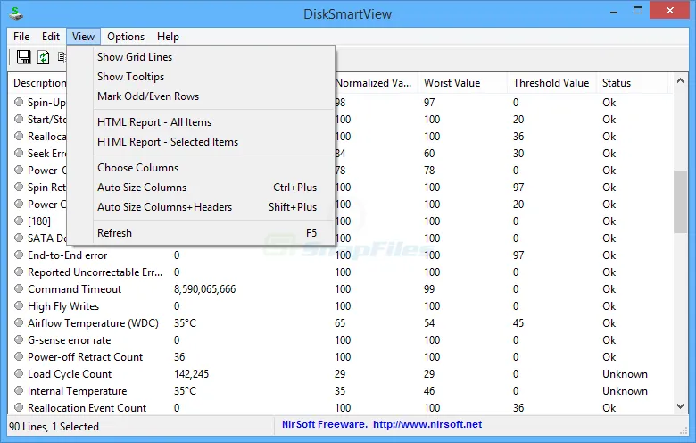 DiskSmartView Скріншот 2