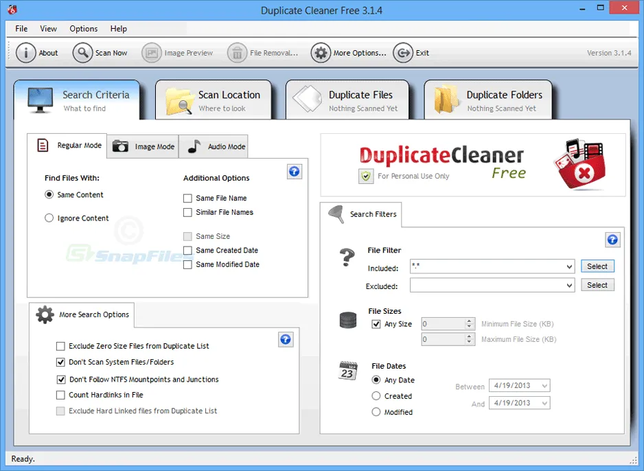 Duplicate Cleaner Free Скріншот 1