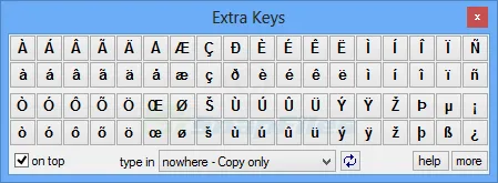 Extra Keys Скріншот 1