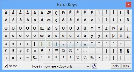 Extra Keys Скріншот 2