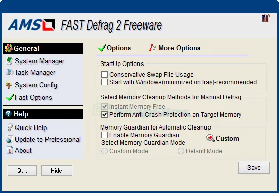 Fast Defrag Standard Скріншот 2