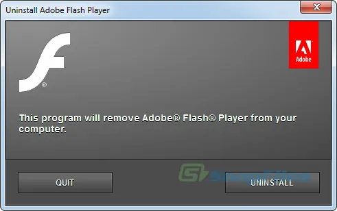 Adobe Flash Player Uninstaller Скріншот 1