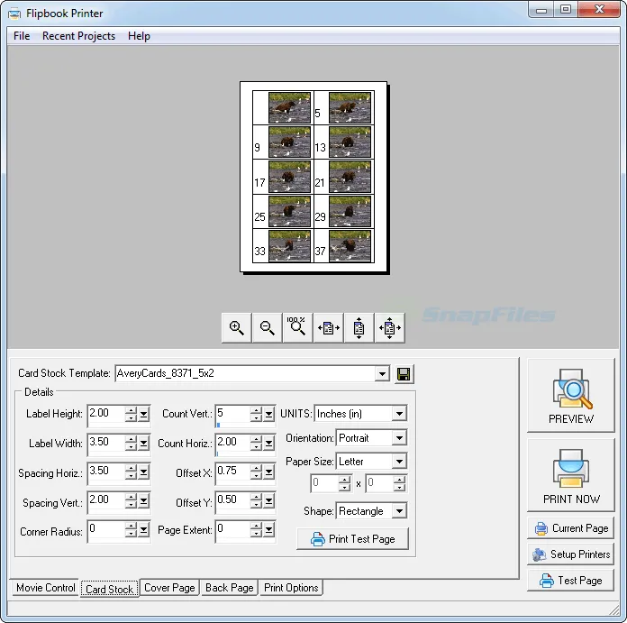 Flipbook Printer Скріншот 2