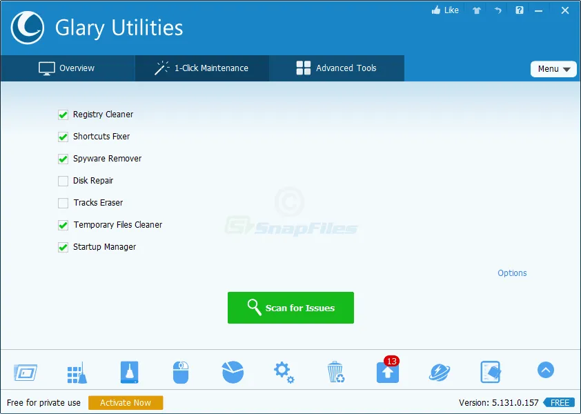 Glary Utilities Free Скріншот 2