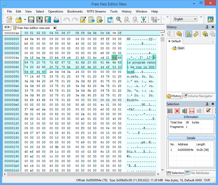 Free Hex Editor Neo Скріншот 1