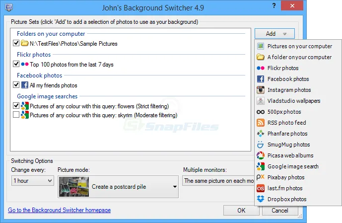 John`s Background Switcher Скріншот 1