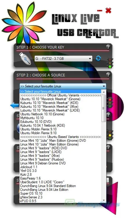 LiLi USB Creator (Linux Live) Скріншот 2