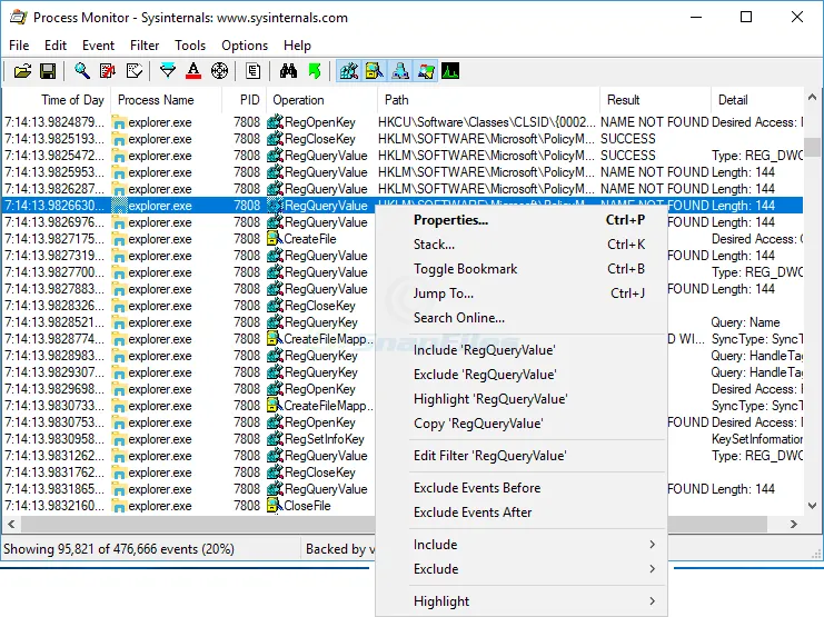 Process Monitor Скріншот 1