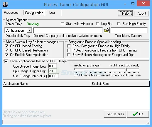 Process Tamer Скріншот 1