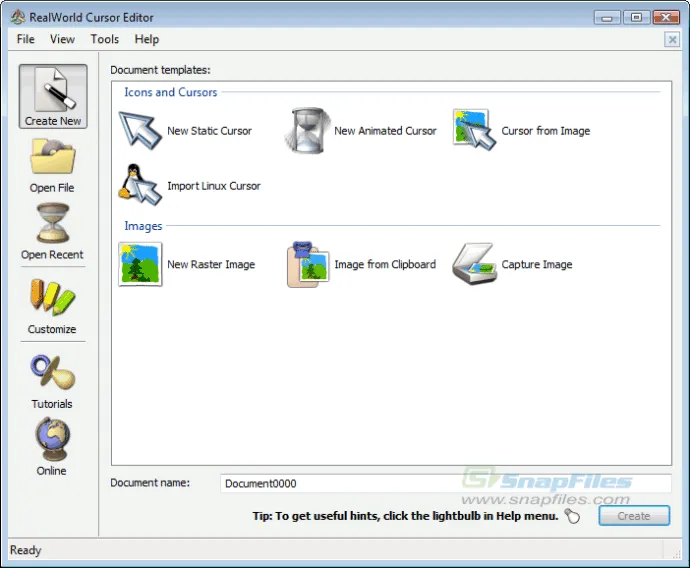 RealWorld Cursor Editor Скріншот 2