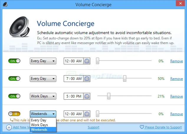 Volume Concierge Скріншот 2