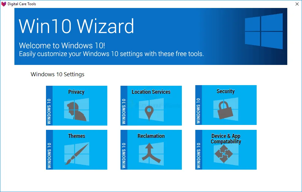 Win10 Wizard Скріншот 1