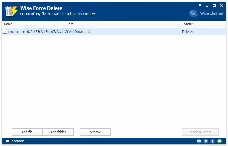 Wise Force Deleter Скріншот 2