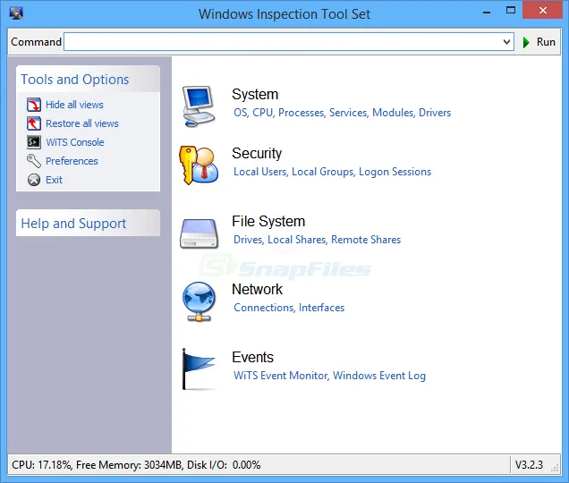 Windows Inspection Tool Set Скріншот 1