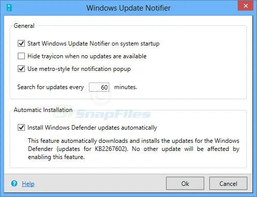 Windows Update Notifier Скріншот 1