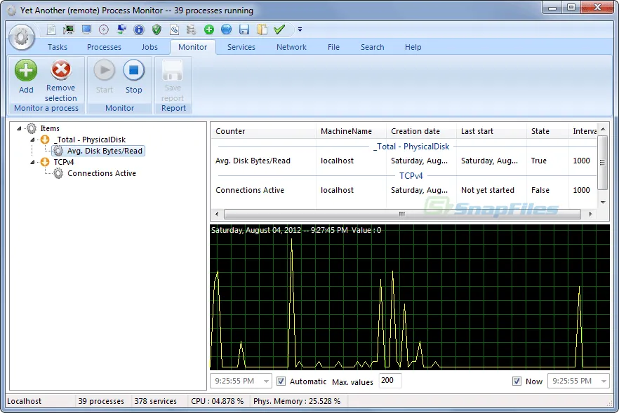 Yet Another Process Monitor Скріншот 2